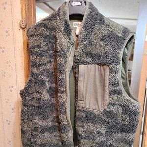 Duluth Trading Co. Camo Fleece Vest XXL